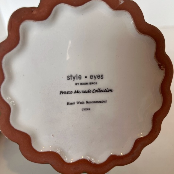 Fresco Mercado Asparagus Shaped Olive Oil Cruet with 4 Dip Saucers - Picture 13 of 14